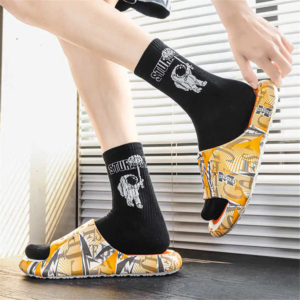 

40-41 Slip Resistant Women Flat Sandals Running Shoes Husband Slipper For Women Sneakers Sport Practice Lofer Funny Upper