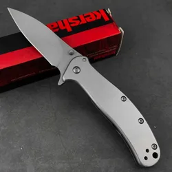 High Quality KS 1730 Folding Knife 440C Blade Gary Titanium Handle Edc Outdoor Hunting Survival Pocket Knife Multi Camping Tool