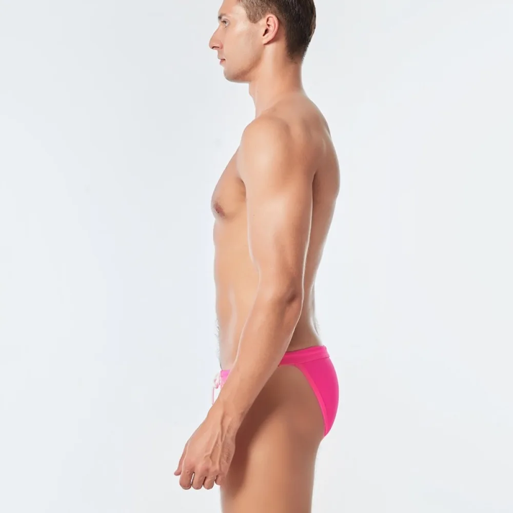 Mens Sexy Low Waist Swimming Briefs Comfortable Soft Fabric Beachwear Durable Professional Trunks Summer Sport Shorts