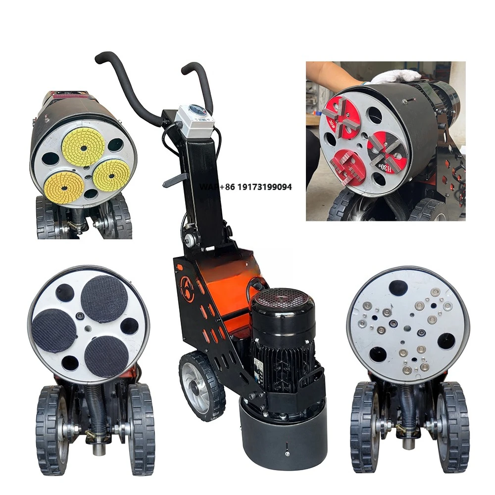 Merrock 220V 250mm Manual Motor Angle Grinding Machine for Marble Granite Terrazzo Concrete Floor Edge Grinding