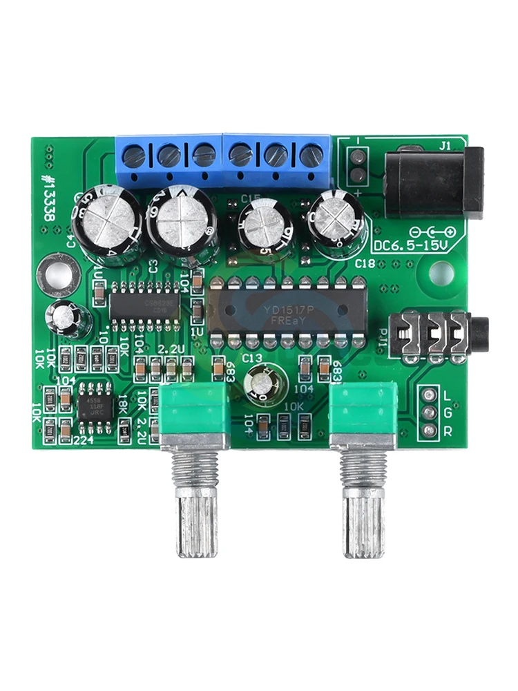 High Fidelity Class D Digital Amplifier Module 2.1 Three-channel Subwoofer Miniature Micro Amplifier Board 6W+6W+25W