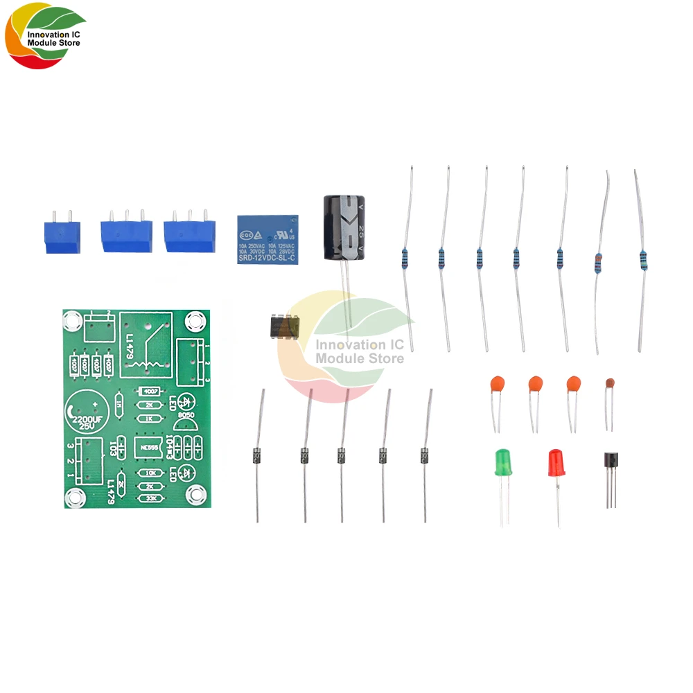 Ziqqucu DC12V 10A Water Level Controller Module Sensor Module DIY Kit Switch Water Level Detection Sensor Module Relay Output