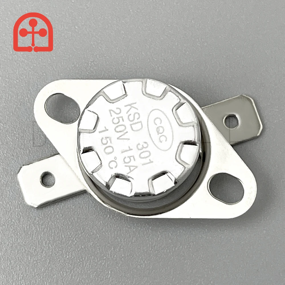

Normally Closed KSD301 15A 250V 150-260 Degree Ceramic NC Temperature Switch Thermostat 150 200 190 245 250 260