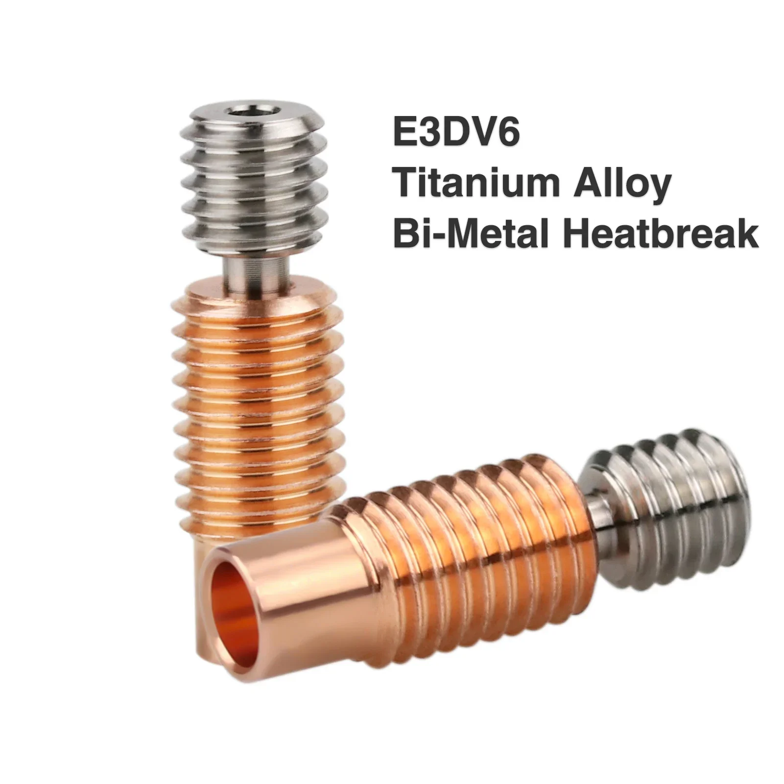 E3D V6 Bimetal Heatbreak Copper Titanium Upgrade Throats For