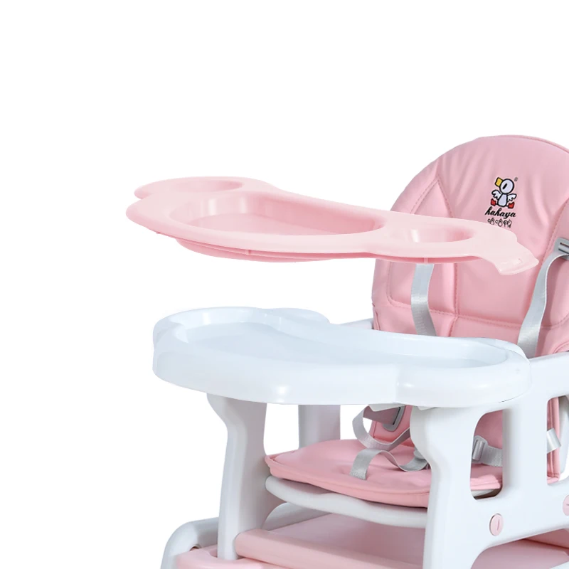 Unique Design Plastic Multi-function 3 in 1 baby high chair with table