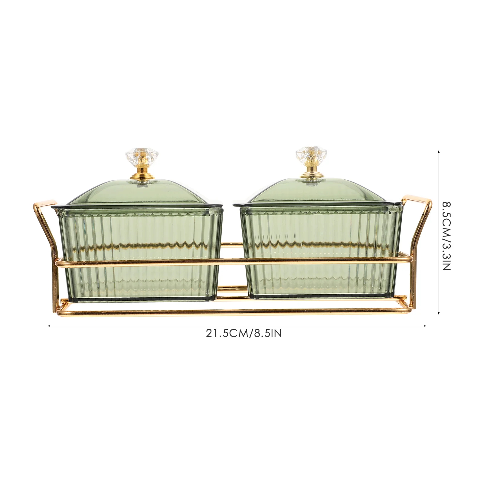 

1Set Party Divided Fruit Tray Crystal Clear Multi-Compartment Snack Plate Home Kitchen Storage Dish for Entertaining Family