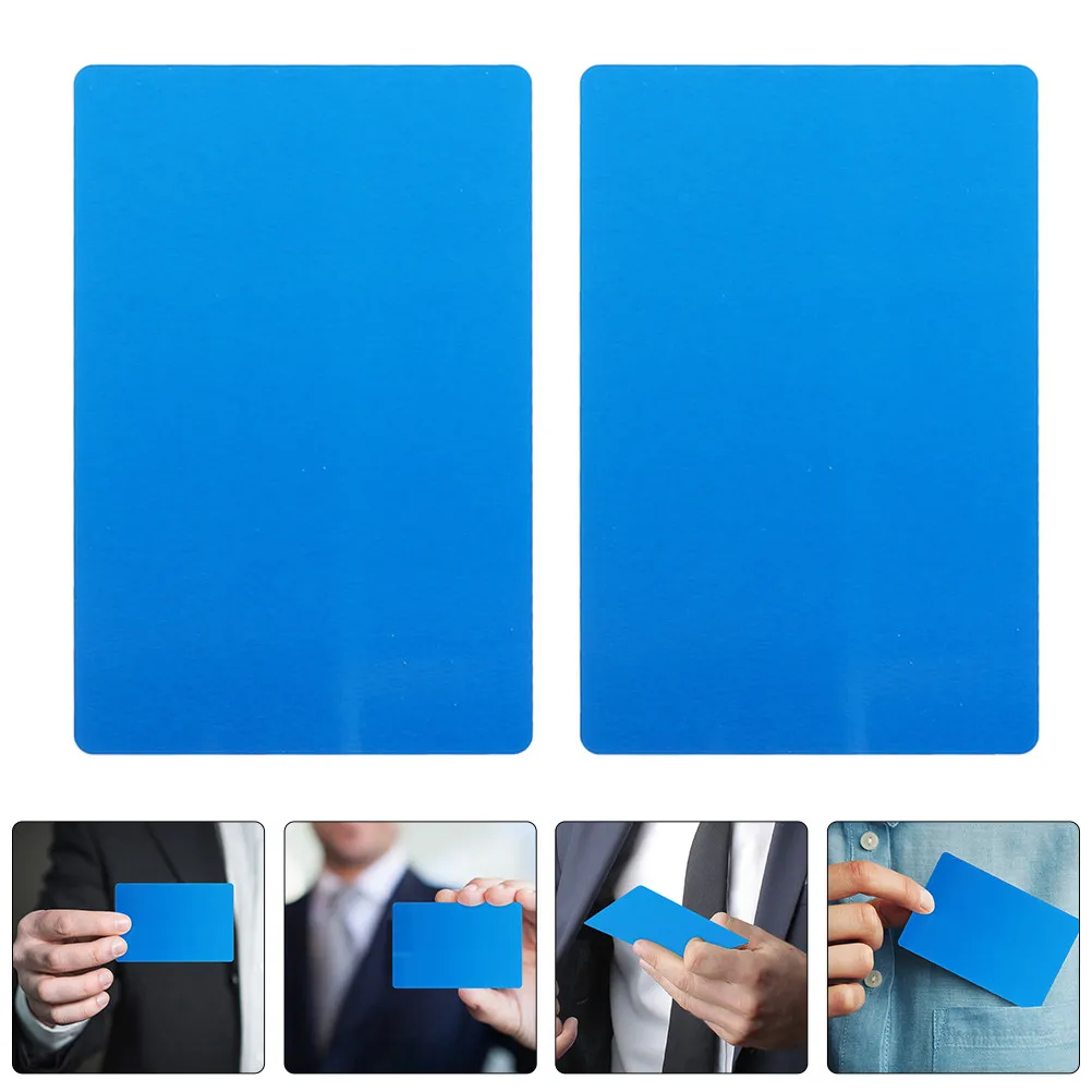 

100 шт. металлических визитных карточек из алюминиевого сплава с гладкой поверхностью для самостоятельной гравировки, заготовки для алюминиевых визиток