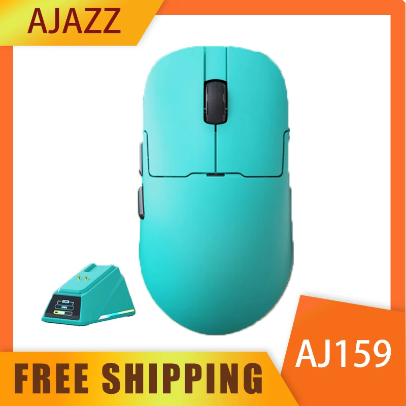 Ajazz Aj159 Mouse Bluetooth /2.4g Wireless 8k Gamer Mouse Lightweight 26000dpi Office Gaming Custom Mice Pc Accessories For Desk