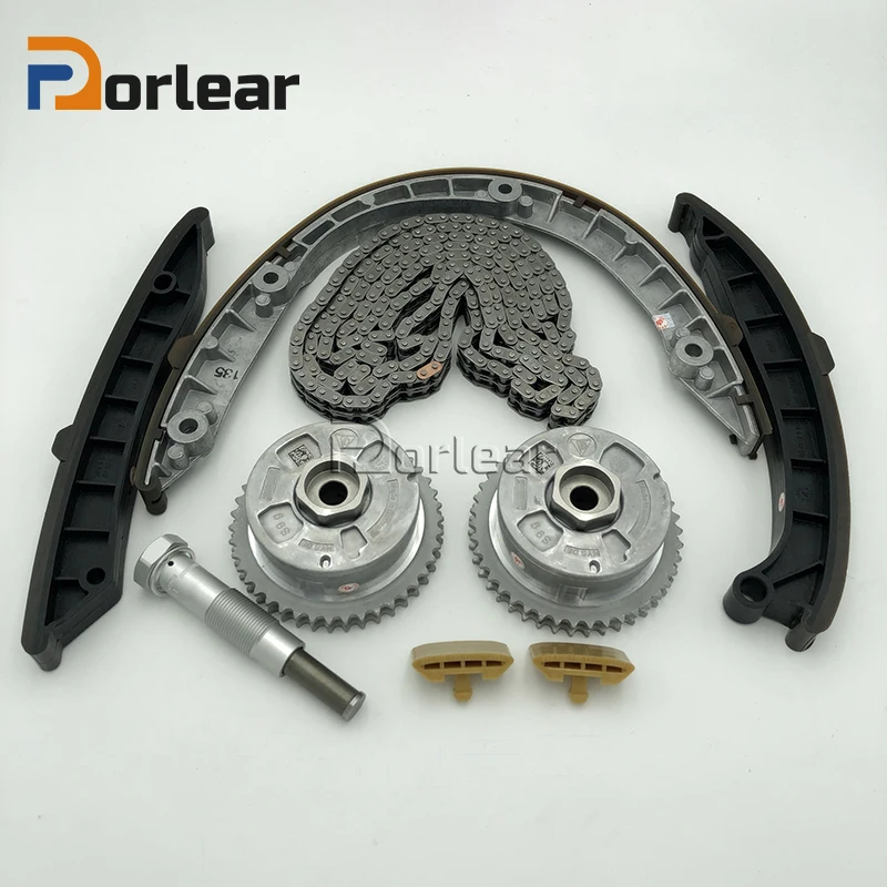 Timing Tensioner Guide Rail Kit For Porsche Cayenne 92A 4.8L GTS 9PA 4.8T Turbo S Panamera 970 2010-2016 94810502312 94810223111