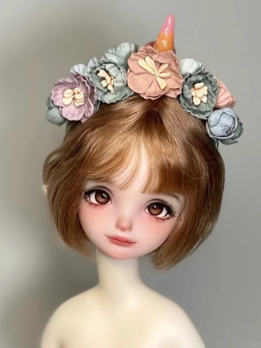 

Новая кукла BJD 1/6, девочка с толстой головой Бонни, черная кожа, сестры Сяохуэй, из смолы, игрушечный ангел, только голова