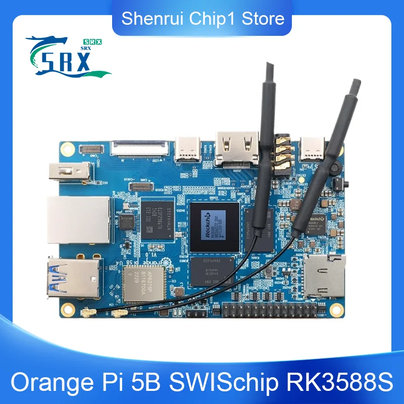 Orange Pi Orange Pi 5B SWISchip RK3588S Octet Core 64-bit Processor All Versions of Memory