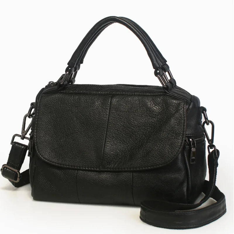 Black Crossbody Bag women bag single shoulder cowhide fashion single shoulder crossbody  shopping luxury women Weekend trip bag