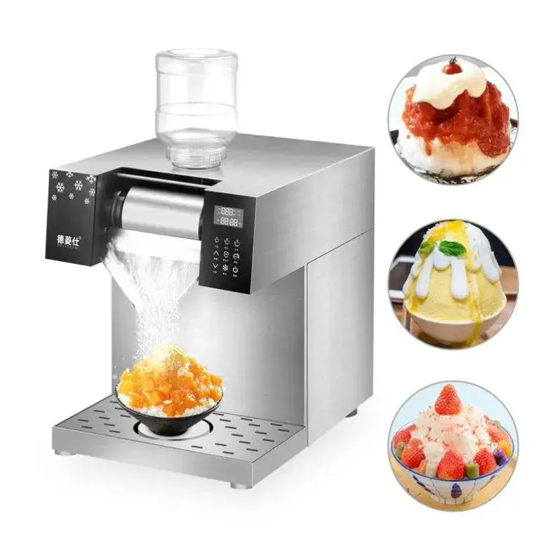 Snowflake Ice Machine Cream Crusher and Shaver Bingsu Maker Shaved Ice Shaving Equipment