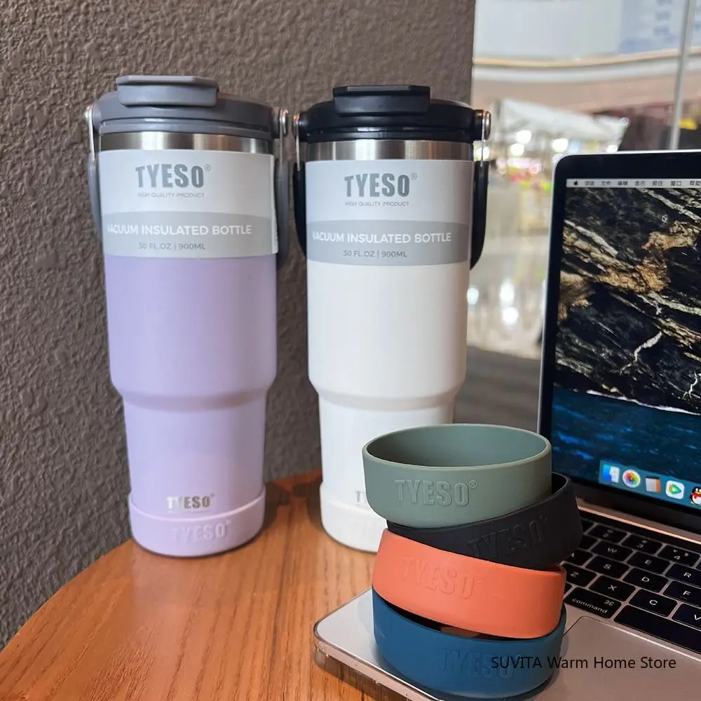 1 Stück Universal-Silikon-Anti-Rutsch-Unterseite für Tyeso Wasserflasche, untere Hülsenabdeckung, Wasserflasche, 71 mm bis 77 mm Durchmesser – Detail 5