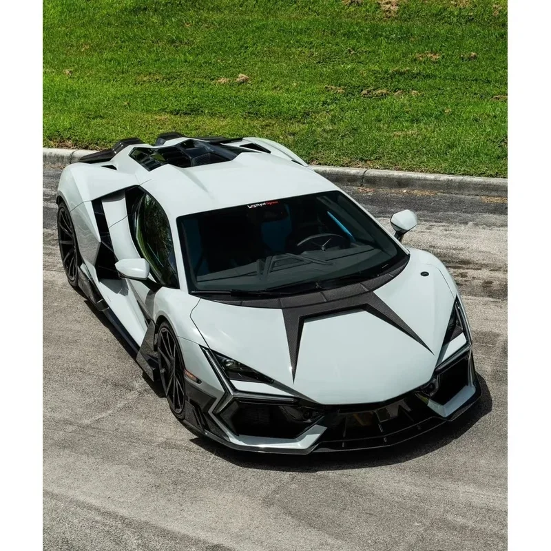 MSY 3K Dry Carbon Fiber Body Kit Front Lip Side Skirt Hood Rear Diffuser Gloss Matt Styling PartsHigh Quality Auto Parts