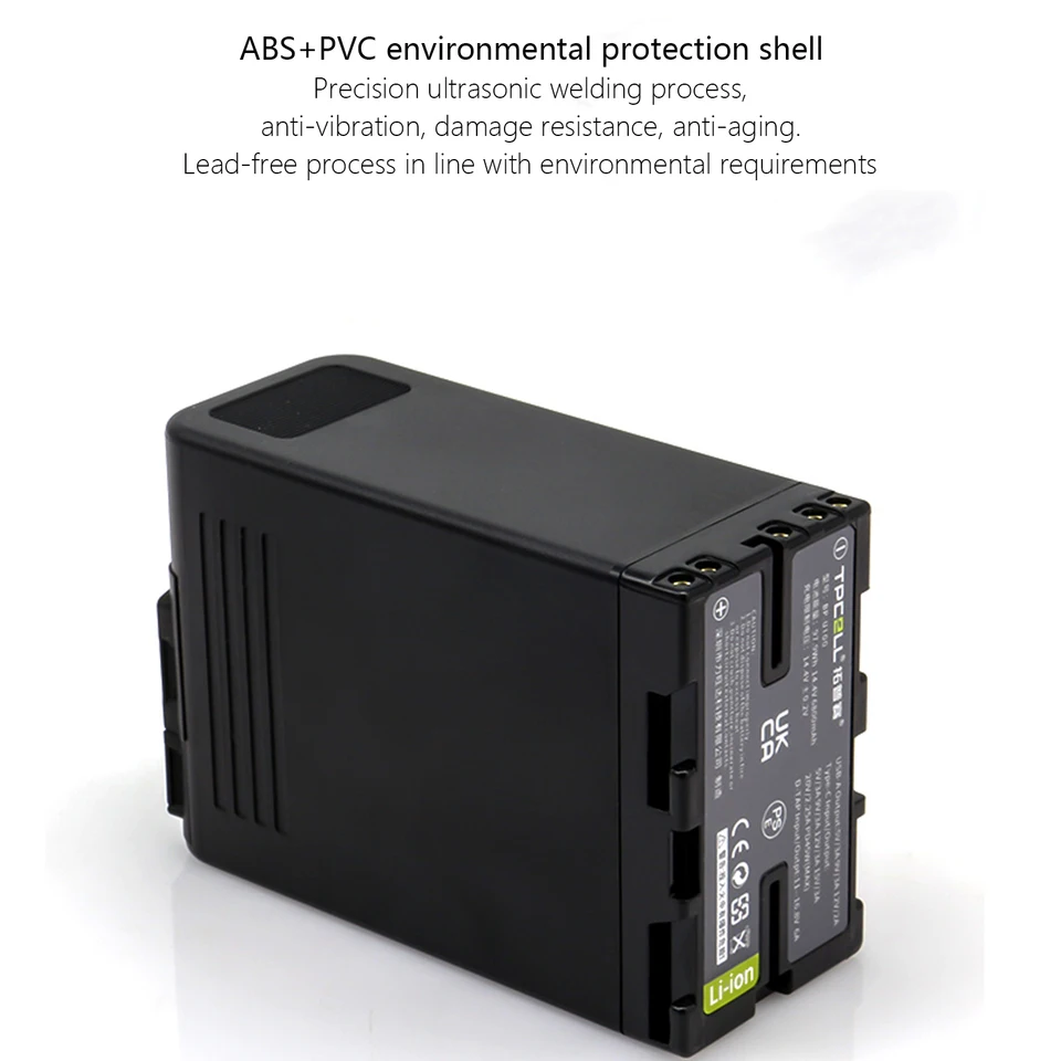 BP-U100 Battery With PD45W Fast Charging For Sony Camera EX260