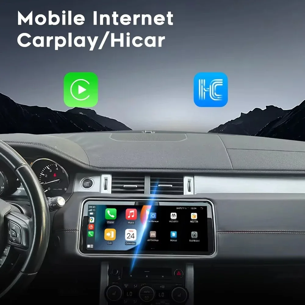 12.3 Inch Wireless Carplay Car Android Radio Touch Flip Screen Gps Navigation Car Stereo for RRover Evoque 2012-2016