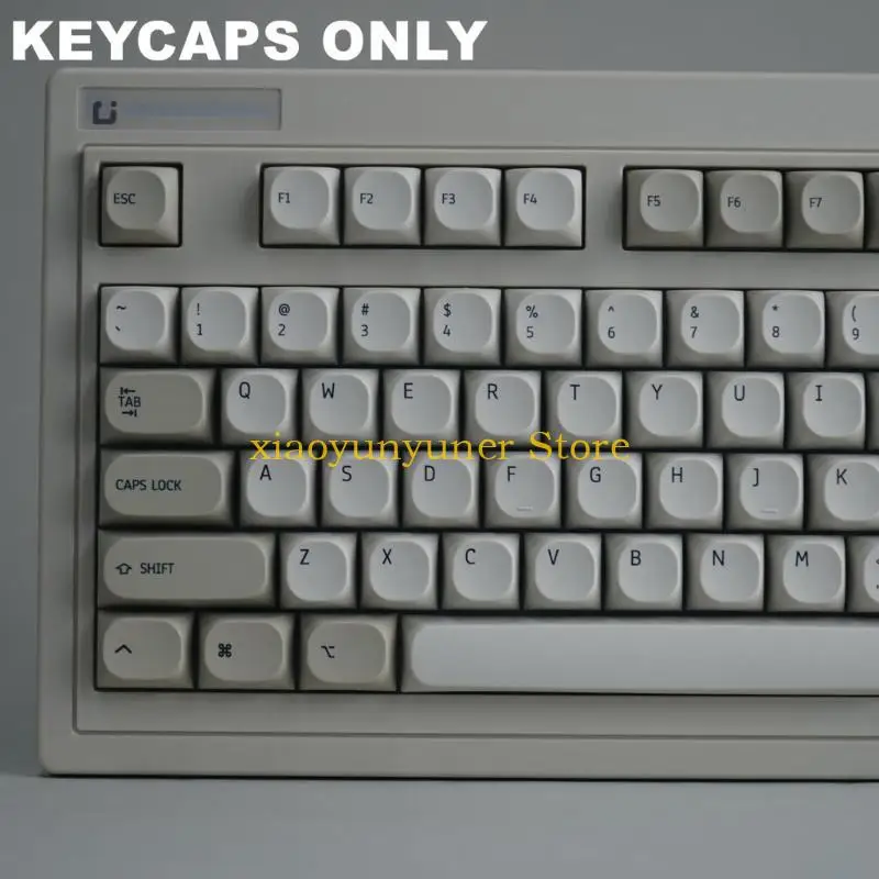 P9JB 131 Keycaps PBT Maprofile Dyesublimation Proses Retro Minimalis Keycaps