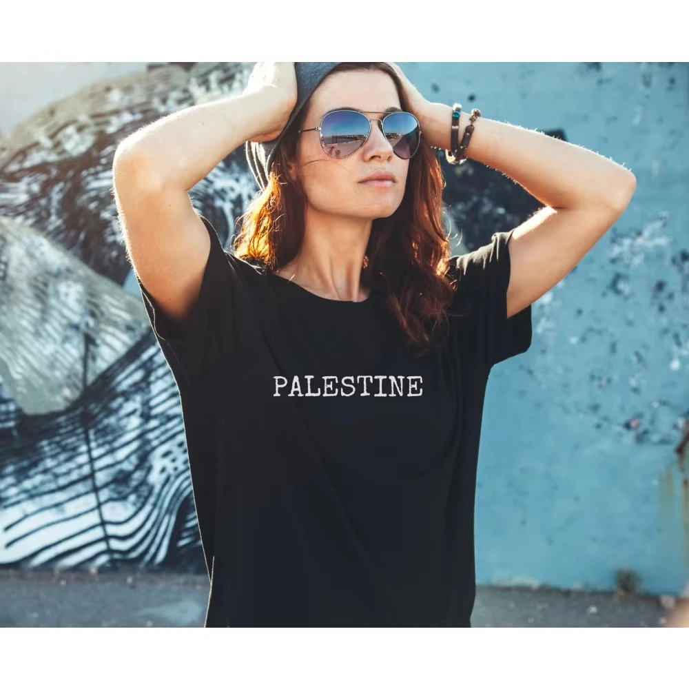 

Футболка Палестины, летняя дышащая толстовка с круглым вырезом и короткими рукавами для повседневной носки, толстовка для повседневной носки