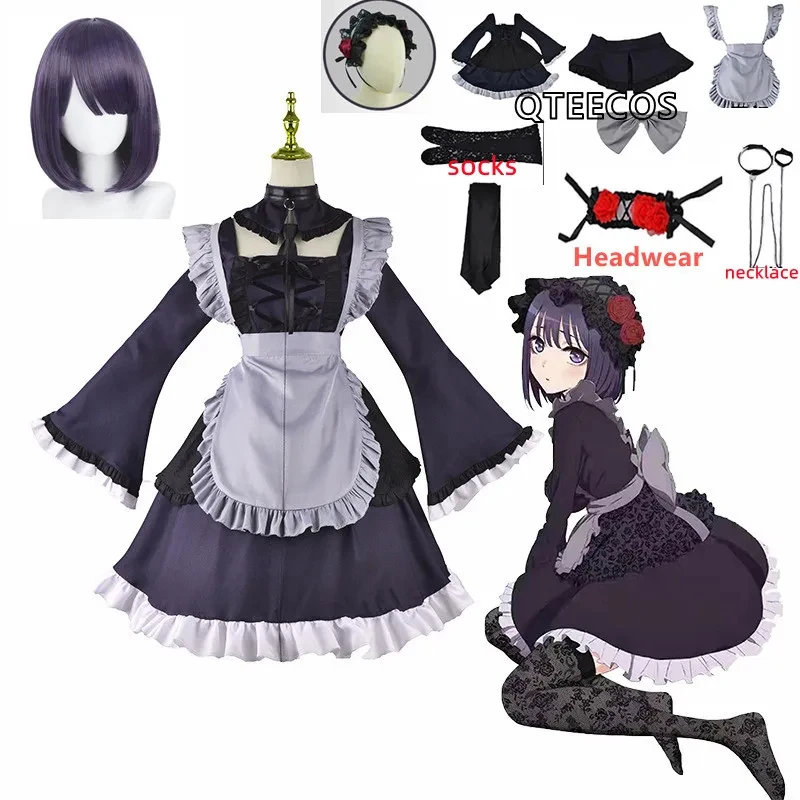 

My -up Darling Marin Kitagawa Cosplay Costume Kimono Lolita Maid Dress Kuroe Anime Halloween Carnival Suit Cloths,3'f.5;j.8