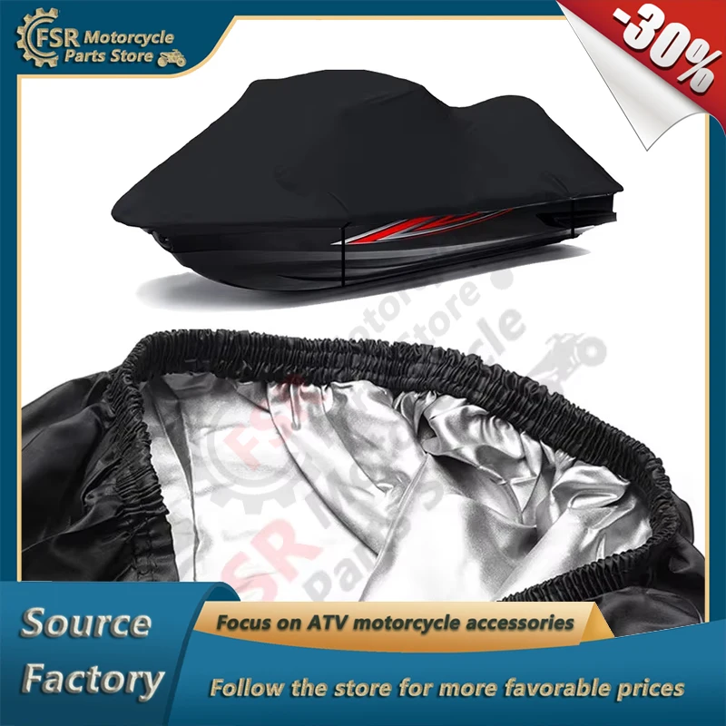

Jet Ski Protective Cover 210D Fits 165in*118in Sea-Doo YAMAHA Kawasaki Rainproof, Sunproof, Dustproof and Snowproof new