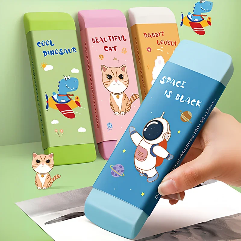 Cartoon Cute Giant Eraser Safe for Students Correction Supplies Professional Oversized Eraser for Sketch Writing Stationery Gift