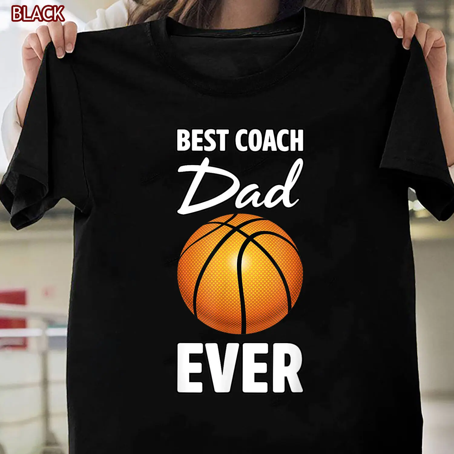 

Best Dad Ever Shirts, Basketball Funny Father's Day Gift T-Shirt Men