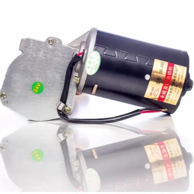 High-quality dual-bearing worm gear reducer motor with 150W and 200W power customizable output shaft