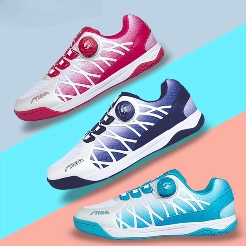 Classic Brand Designer Quick Lacing Professional Table Tennis Shoe Unisex Comfortable Breath Badminton Trainers Athletic Shoe