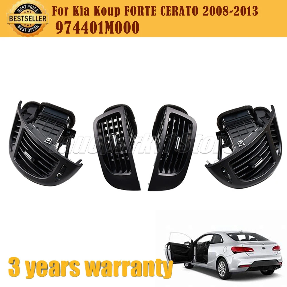 

For Kia Forte Cerato Koup 2008-2013 Central AC Vent Trim Panel Air Conditioning Outlet Bezel Replacement 974401M000