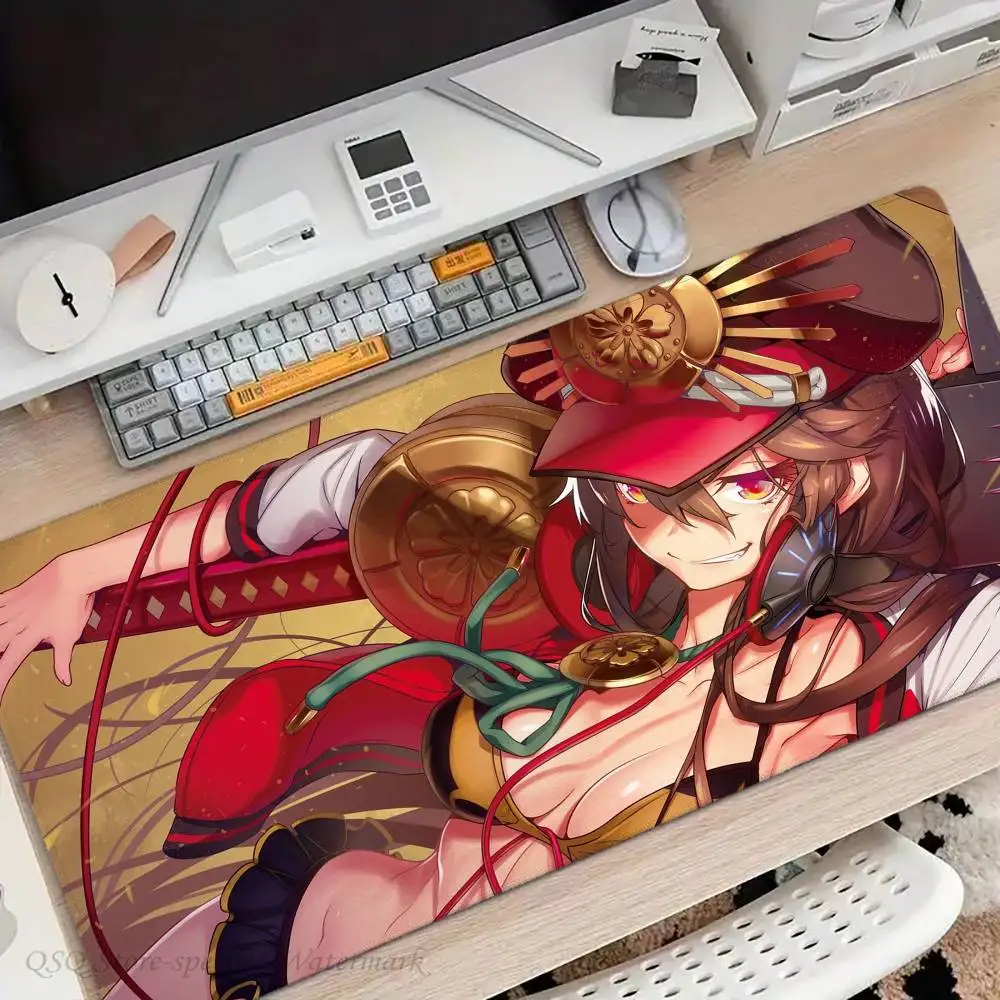 Oda Nobunaga Anime F-fate Mousepad Non-slip Suitable For Office Computers Laptops E-sports Game Desk Mats XXL Keyboard