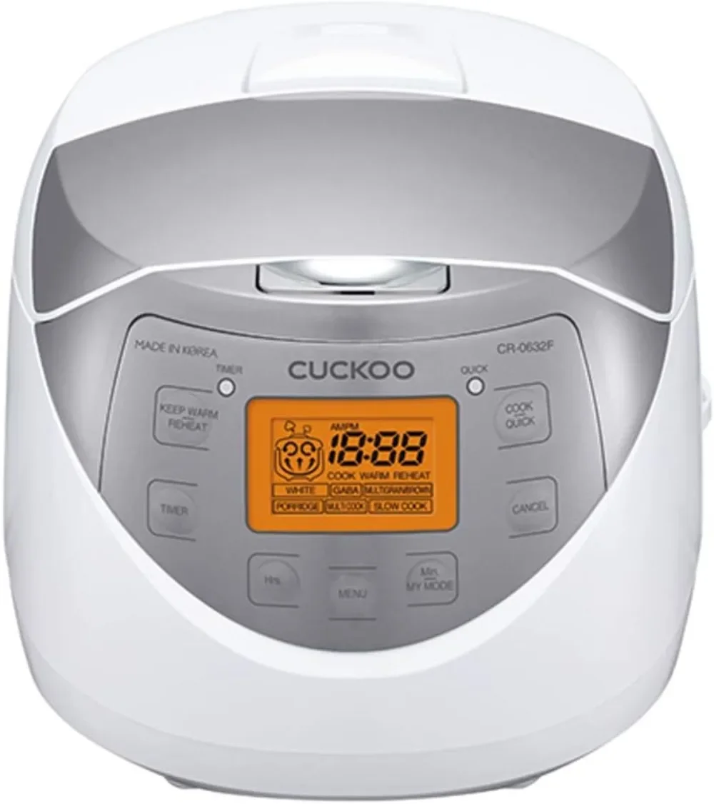 CUCKOO Micom Rice Cooker 6 Cup Uncooked / 12 Cup Cooked, Electric Rice Cooker Small with Fuzzy Logic, Sticky Rice Maker