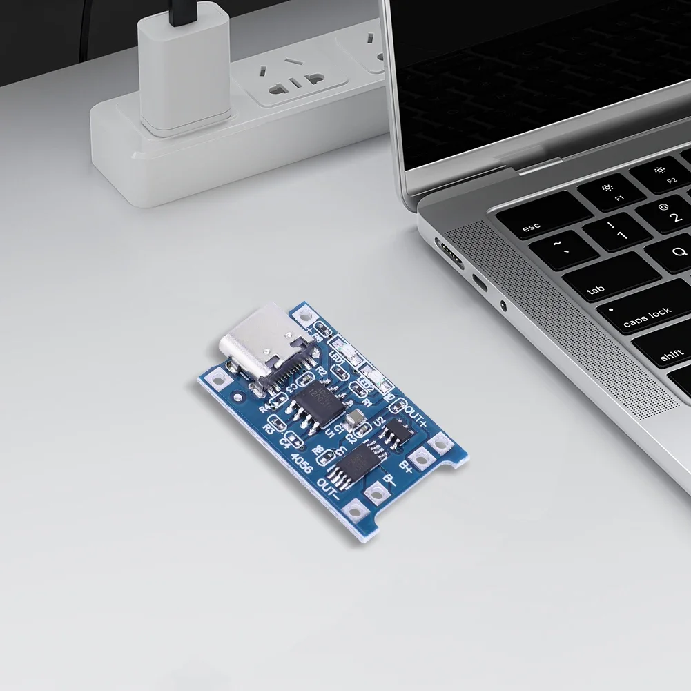 1-100PCS 18650 TP4056 Lithium Battery Charger Module Charging Board Type C Micro USB 4.5V-5V 1A With Protection Dual Functions