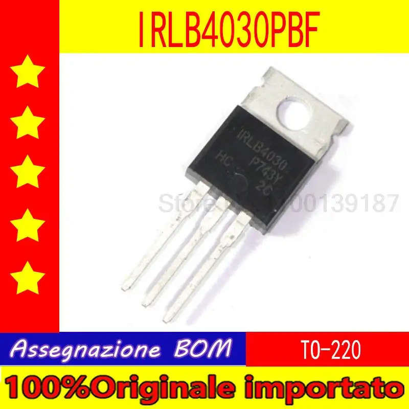 

10pcs/lot IRLB4030PBF LB4030 TO-220 power tubes, MOS tube Rectifiers 100V 180A