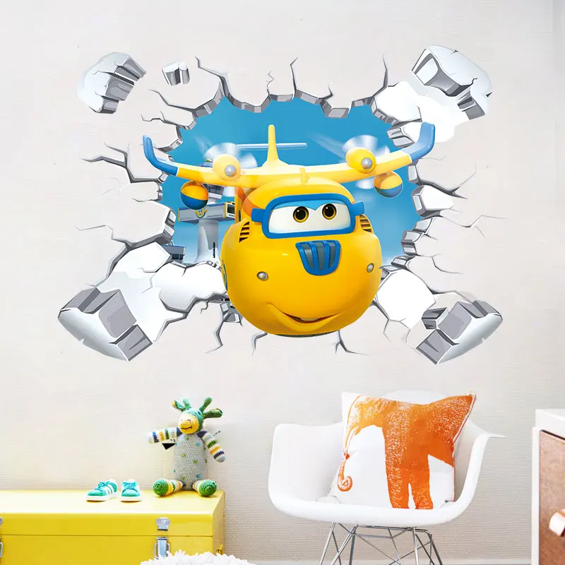 Ledi Jett Donnie Dizzy Wall Sticker Kids Decal Mural Girl Boy Room Decor Removable