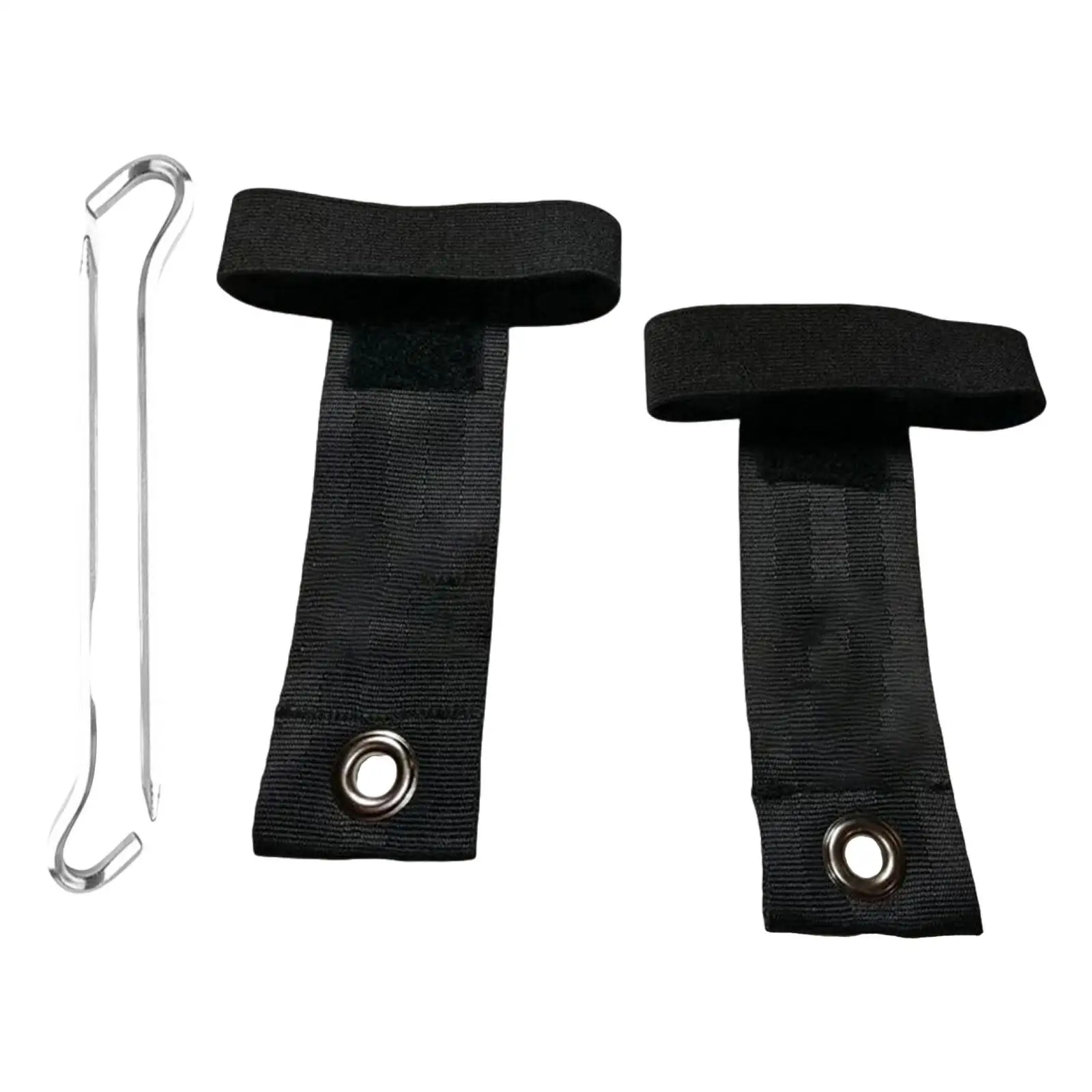 

2Pcs Portable Solar Panel Fixing Belts Professional Easy to Install Anchor Tools Prevents Wind Tipping Replace with Metal Stakes