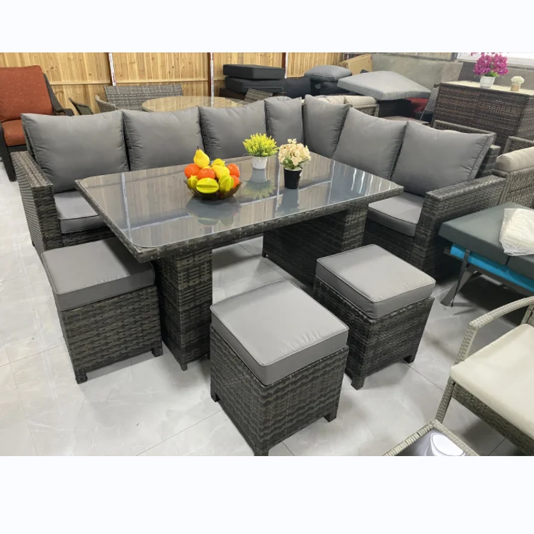 

Плетеная садовая мебель из ротанга, диван, садовая мебель для патио, набор мебели из ротанга