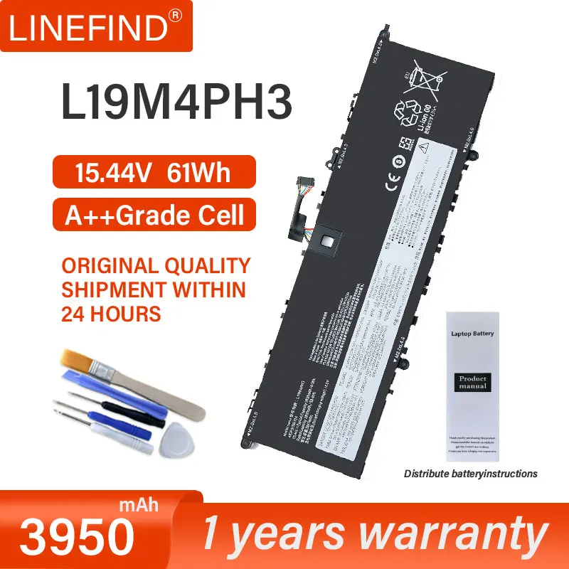 

L19M4PH3 Laptop Battery For Lenovo Ideapad Yoga Slim 7 Pro-14ARH5 Pro-14ITL5 Series L19D4PH3 L19C4PH3 SB10Z49515 61WH