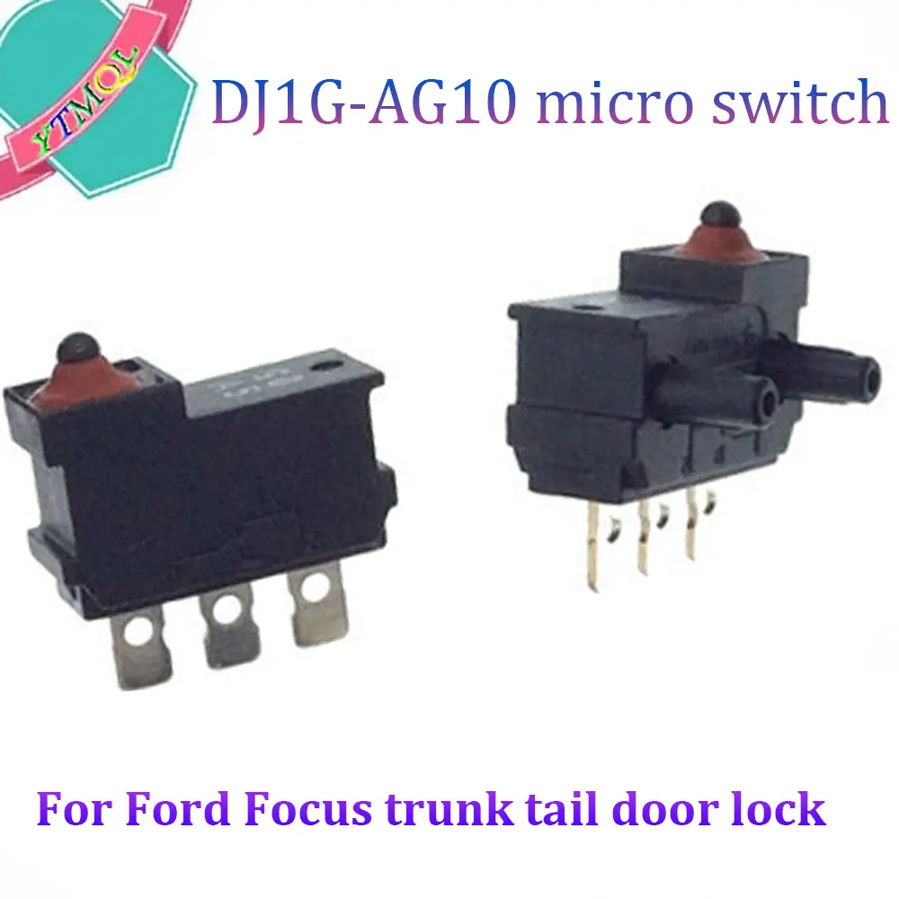 1-10Pcs for Ford Focus trunk tail door lock micro switch vertical small limit switch DJ1G-AG10