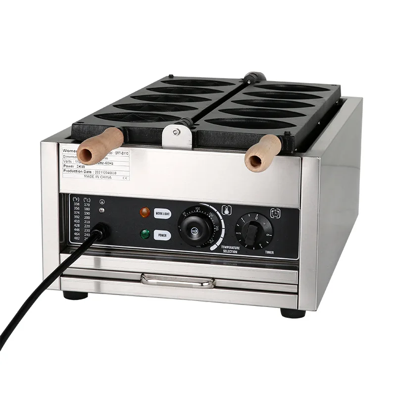 Máquina eléctrica para hacer gofres para mujer, dispositivo de cocina con diseño de moda comercial, 5 piezas, Taiwán