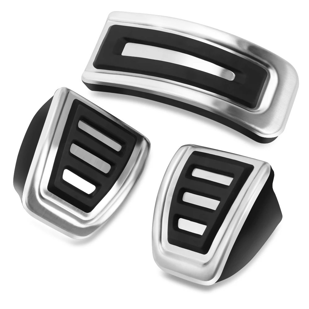 دواسة فرامل غاز من الفولاذ المقاوم للصدأ MT ، لمقعد إيبيزا 6K 6L 6J Skoda Fabia I II VW Polo 9N 6R Bora Golf MK4 IV ، تزيين السيارة