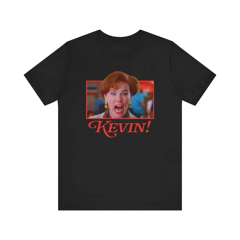 Home Alone Kevin Sweater Unisex Ugly Christmas Graphic T Shirts Woman Man Vintage Movie High Quality Cotton T-shirt Camisetas