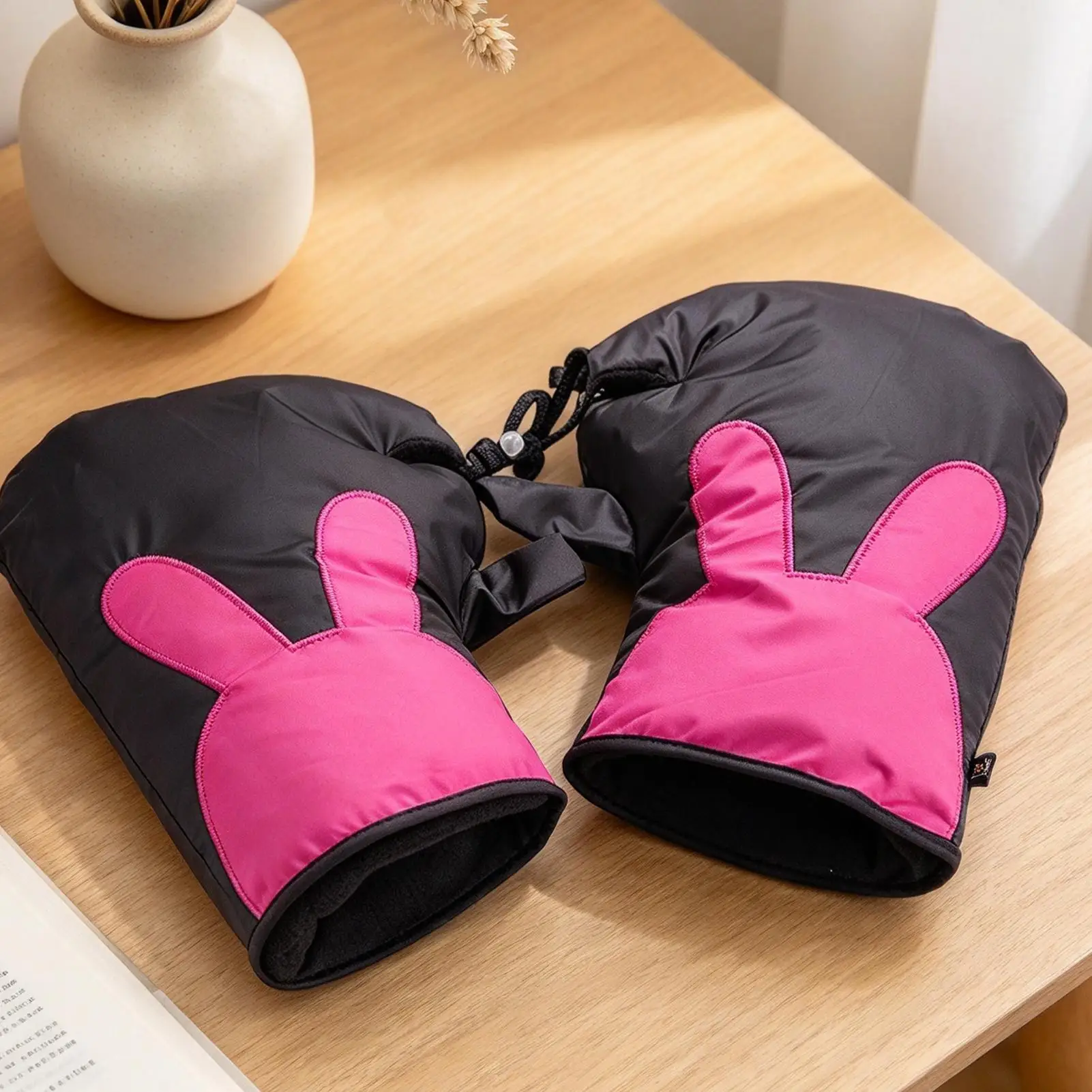 Handlebar Muffs Windproof Waterproof Thick Warm Portable Gloves Winter Snowmobile Hand Warmer Mittens For Women Men Adults