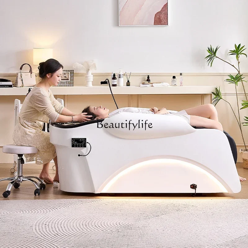 02Multifunctional luxury full body automatic intelligent electric massage shampoo bed