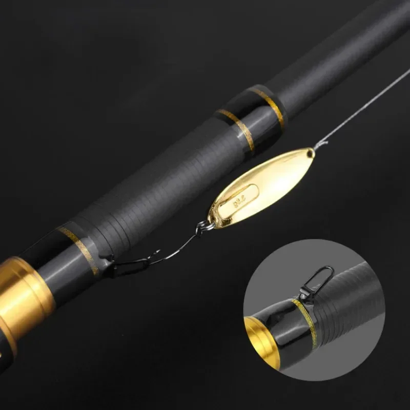 1.8M-2.1M Carbon Fishing Rod MH Spinning/Casting Telescopic Fishing Rod Ultralight Weight Fishing Pole Travel Rod Fishing Tackle