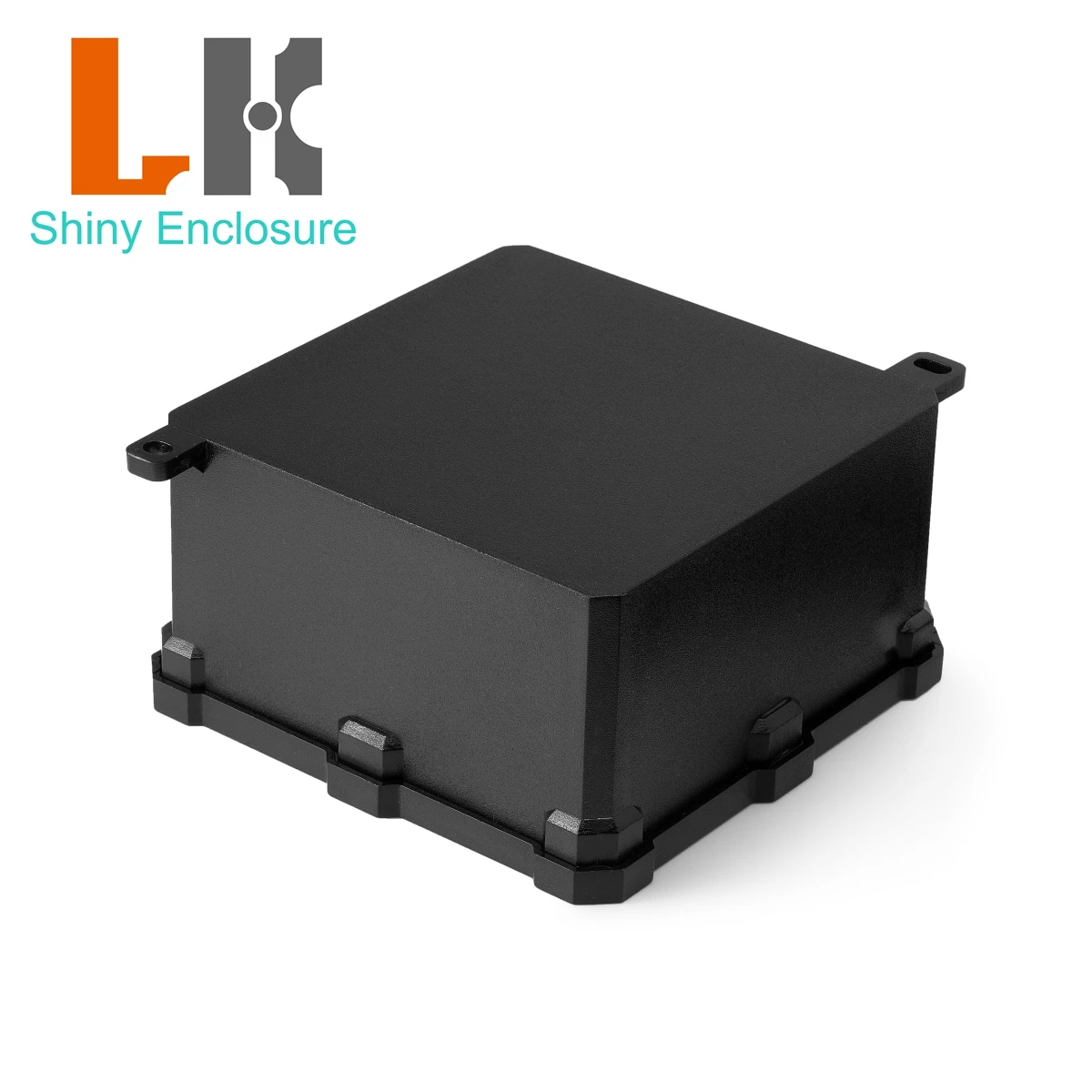 134x134x66mm Outdoor Black PC Plastic Flame Retardant Electrical Waterproof Junction Box IP68 Underground Sealed Case Enclosure