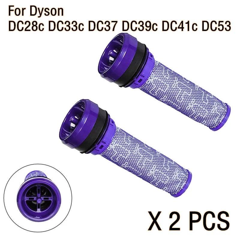 For Dyson DC28c DC33c DC37 DC39c DC41c DC53 Vacuum Cleaner Washable Pre-Filter Air Filters Spare Parts Accessories