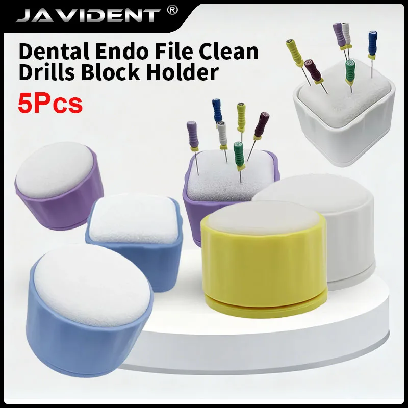 Dental Root Canal File Cleaning Rack—High-Temperature Sterilization Compatible—Dental Nickel-Titanium File Storage Sponge Box