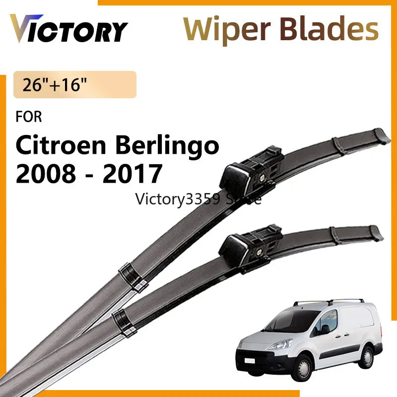 

Для Citroen Berlingo B9 2008-2017 2015 2013 2011 2009 Peugeot Partner Opel Combo Cargo Life передние щетки стеклоочистителей оконные щетки