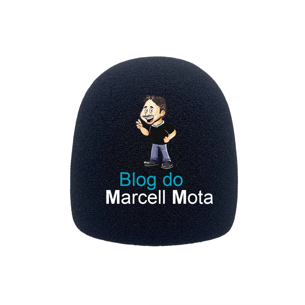 تخصيص شعار الميت القط رغوة ميكروفون الزجاج الأمامي بوب تصفية ميك الإسفنج الزجاج الأمامي ل الأزرق يتي برو الأزرق السرعوف